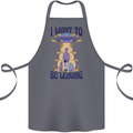 Alien UFO I Want to Be Leaving Cotton Apron 100% Organic Steel
