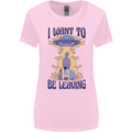Alien UFO I Want to Be Leaving Womens Wider Cut T-Shirt Light Pink