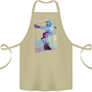 All I Need Is Snow and a Mountain Cotton Apron 100% Organic Khaki