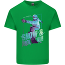 All I Need Is Snow and a Mountain Kids T-Shirt Childrens Irish Green