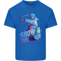 All I Need Is Snow and a Mountain Kids T-Shirt Childrens Royal Blue