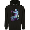 All I Need Is Snow and a Mountain Mens 80% Cotton Hoodie Black