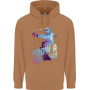 All I Need Is Snow and a Mountain Mens 80% Cotton Hoodie Caramel Latte
