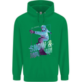 All I Need Is Snow and a Mountain Mens 80% Cotton Hoodie Irish Green