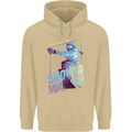 All I Need Is Snow and a Mountain Mens 80% Cotton Hoodie Sand