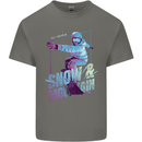 All I Need Is Snow and a Mountain Mens Cotton T-Shirt Tee Top Charcoal
