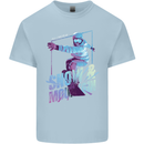 All I Need Is Snow and a Mountain Mens Cotton T-Shirt Tee Top Light Blue