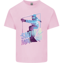 All I Need Is Snow and a Mountain Mens Cotton T-Shirt Tee Top Light Pink