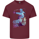All I Need Is Snow and a Mountain Mens Cotton T-Shirt Tee Top Maroon