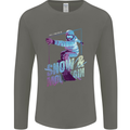 All I Need Is Snow and a Mountain Mens Long Sleeve T-Shirt Charcoal