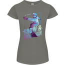 All I Need Is Snow and a Mountain Womens Petite Cut T-Shirt Charcoal