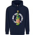 All I Want for Christmas Is Beer Childrens Kids Hoodie Navy Blue
