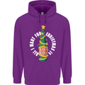 All I Want for Christmas Is Beer Childrens Kids Hoodie Purple