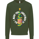 All I Want for Christmas Is Beer Kids Sweatshirt Jumper Forest Green