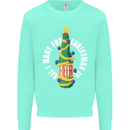 All I Want for Christmas Is Beer Kids Sweatshirt Jumper Peppermint