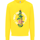 All I Want for Christmas Is Beer Kids Sweatshirt Jumper Yellow