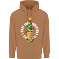 All I Want for Christmas Is Beer Mens 80% Cotton Hoodie Caramel Latte
