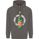 All I Want for Christmas Is Beer Mens 80% Cotton Hoodie Charcoal