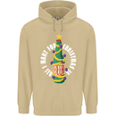All I Want for Christmas Is Beer Mens 80% Cotton Hoodie Sand