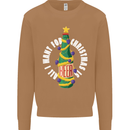 All I Want for Christmas Is Beer Mens Sweatshirt Jumper Caramel Latte