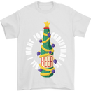 All I Want for Christmas Is Beer Mens T-Shirt Cotton Gildan White