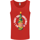All I Want for Christmas Is Beer Mens Vest Tank Top Red