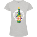 All I Want for Christmas Is Beer Womens Petite Cut T-Shirt Sports Grey