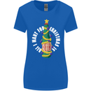 All I Want for Christmas Is Beer Womens Wider Cut T-Shirt Royal Blue