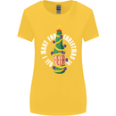 All I Want for Christmas Is Beer Womens Wider Cut T-Shirt Yellow