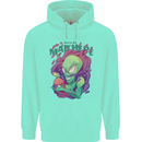 All Mad Here Alien Magic Mushrooms Childrens Kids Hoodie Peppermint