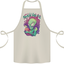 All Mad Here Alien Magic Mushrooms Cotton Apron 100% Organic Natural