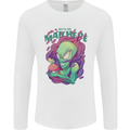 All Mad Here Alien Magic Mushrooms Mens Long Sleeve T-Shirt White