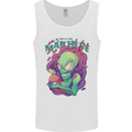 All Mad Here Alien Magic Mushrooms Mens Vest Tank Top White