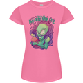 All Mad Here Alien Magic Mushrooms Womens Petite Cut T-Shirt Azalea