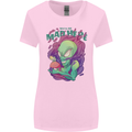 All Mad Here Alien Magic Mushrooms Womens Wider Cut T-Shirt Light Pink