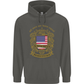 All Men Are Born Equal American America USA Childrens Kids Hoodie Storm Grey