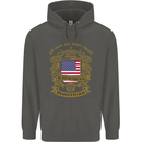 All Men Are Born Equal American America USA Childrens Kids Hoodie Storm Grey