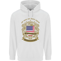 All Men Are Born Equal American America USA Childrens Kids Hoodie White