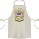 All Men Are Born Equal American America USA Cotton Apron 100% Organic Natural