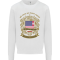 All Men Are Born Equal American America USA Kids Sweatshirt Jumper White
