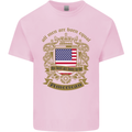 All Men Are Born Equal American America USA Mens Cotton T-Shirt Tee Top Light Pink