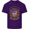All Men Are Born Equal American America USA Mens Cotton T-Shirt Tee Top Purple
