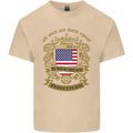 All Men Are Born Equal American America USA Mens Cotton T-Shirt Tee Top Sand