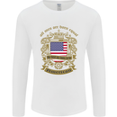 All Men Are Born Equal American America USA Mens Long Sleeve T-Shirt White