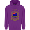 All Men Are Born Equal Australian Australia Childrens Kids Hoodie Purple