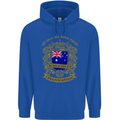All Men Are Born Equal Australian Australia Childrens Kids Hoodie Royal Blue