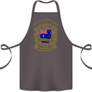 All Men Are Born Equal Australian Australia Cotton Apron 100% Organic Dark Grey