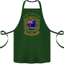 All Men Are Born Equal Australian Australia Cotton Apron 100% Organic Forest Green