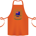 All Men Are Born Equal Australian Australia Cotton Apron 100% Organic Orange