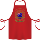 All Men Are Born Equal Australian Australia Cotton Apron 100% Organic Red